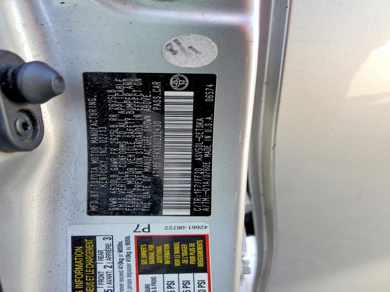 Продажа на аукционе авто 2013 Toyota Camry, vin: 4T1BF1FKXDU232430, номер лота: 56181696