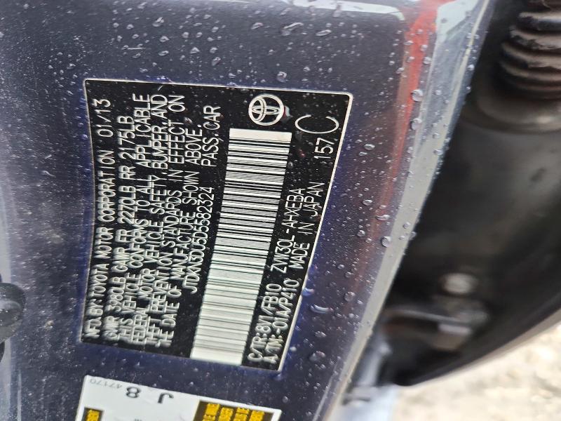Aukcja sprzedaży 2013 Toyota Prius, vin: JTDKN3DU5D5582324, numer aukcji: 55899146