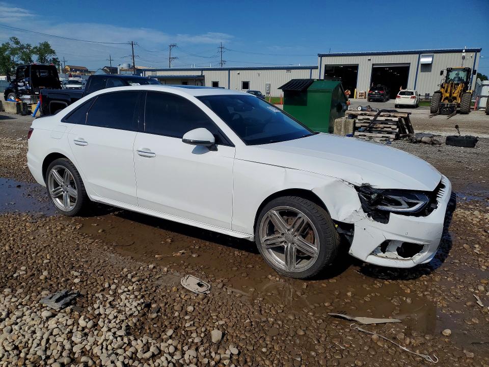 2021 Audi A4 მანქანა იყიდება აუქციონზე, vin: WAUABAF42MN014826, აუქციონის ნომერი: 57193406