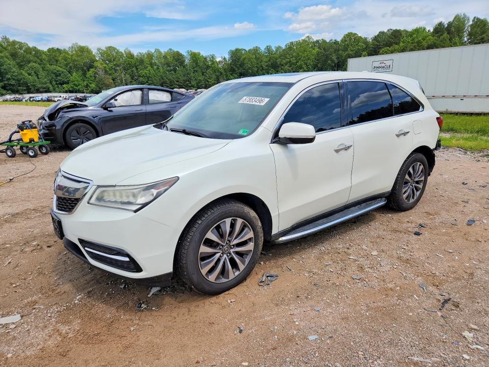 Продажа на аукционе авто 2014 Acura Mdx, vin: 5FRYD3H43EB018029, номер лота: 57883496