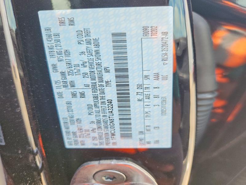 Продаж на аукціоні авто 2026 Ford Escape, vin: 1FMCU0GN8TUA32240, номер лоту: 56874626