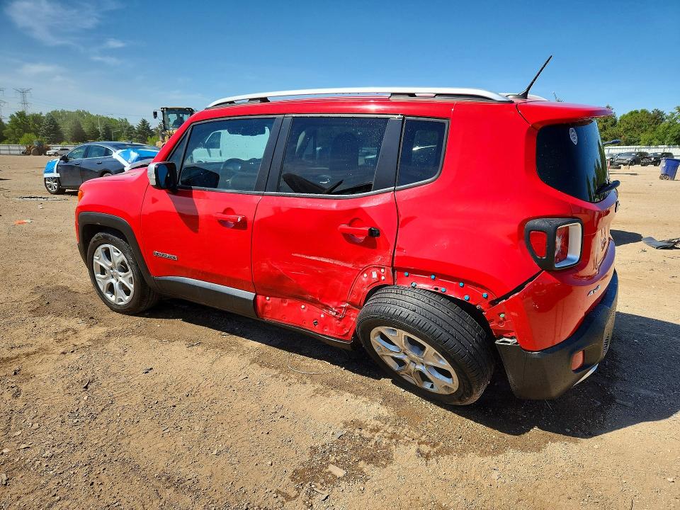 2015 Jeep Renegade მანქანა იყიდება აუქციონზე, vin: ZACCJBDT4FPC00070, აუქციონის ნომერი: 55904666