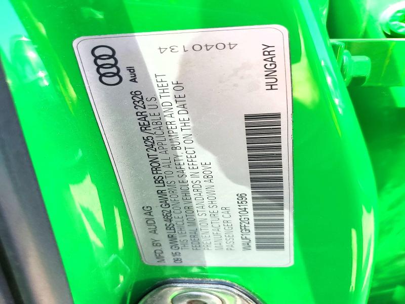 Aukcja sprzedaży 2016 Audi S3, vin: WAUF1GFF2G1041596, numer aukcji: 55752266