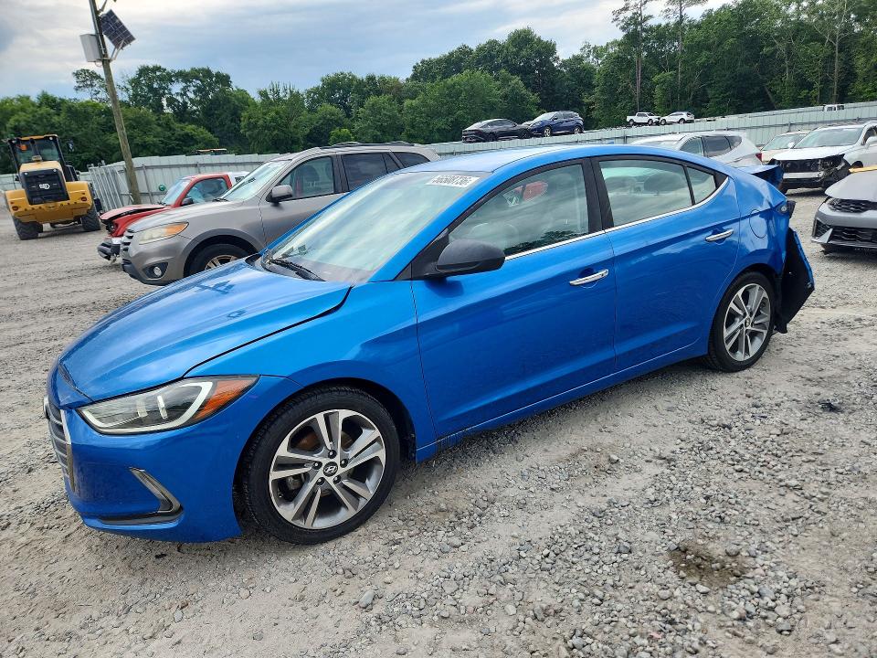 2017 Hyundai Elantra მანქანა იყიდება აუქციონზე, vin: KMHD84LF0HU143824, აუქციონის ნომერი: 56508736