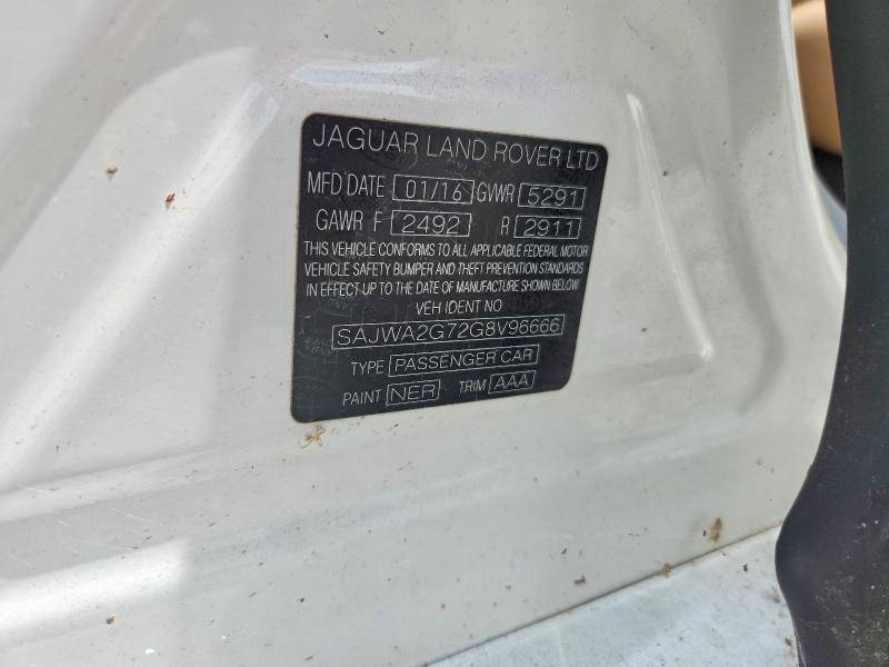 Продажа на аукционе авто 2016 Jaguar Xjl, vin: SAJWA2G72G8V96666, номер лота: 55733296