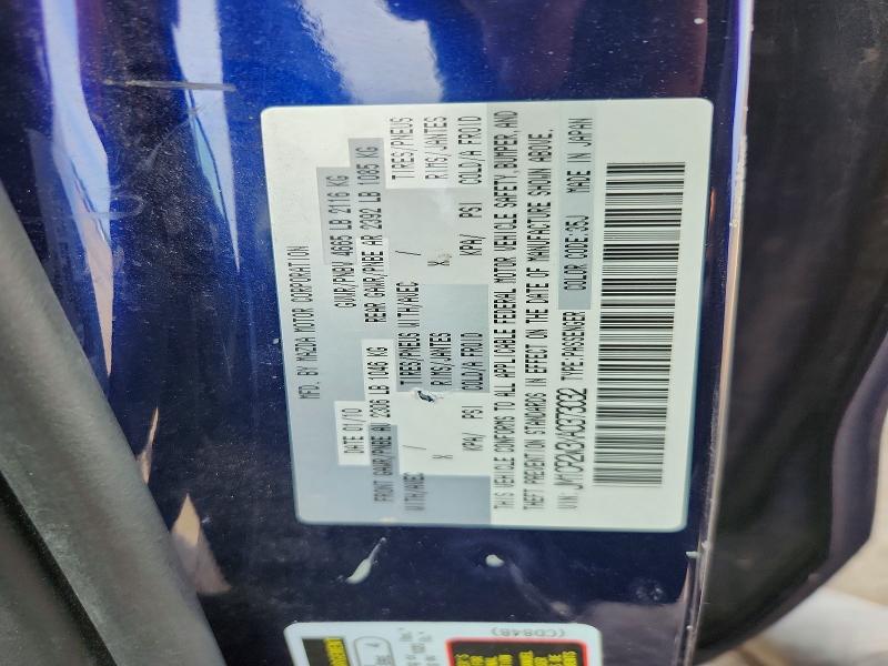 55993316 :رقم المزاد ، JM1CR2W3XA0373032 vin ، 2010 Mazda 5 مزاد بيع