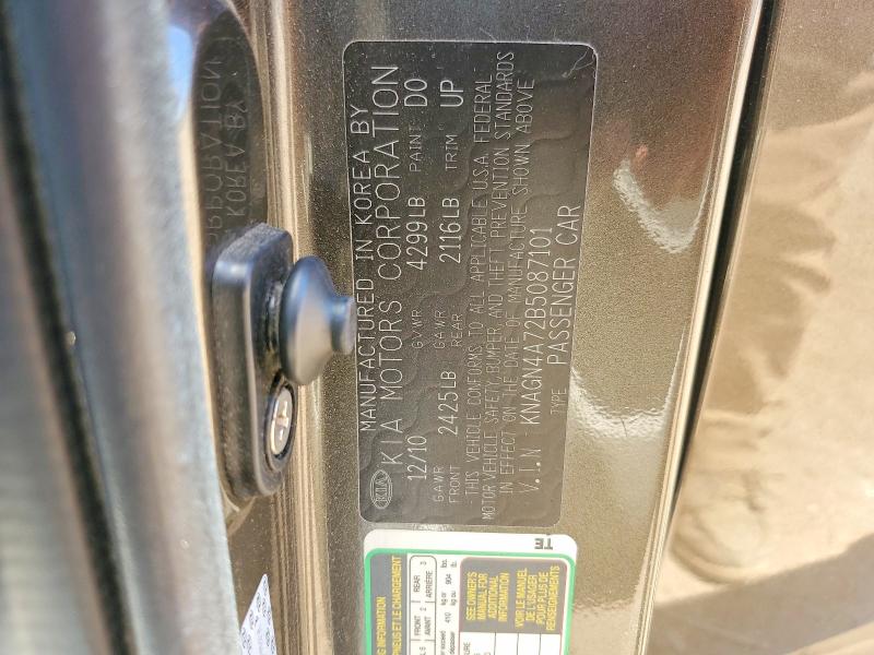 Продаж на аукціоні авто 2011 Kia Optima, vin: KNAGN4A72B5087101, номер лоту: 56548876