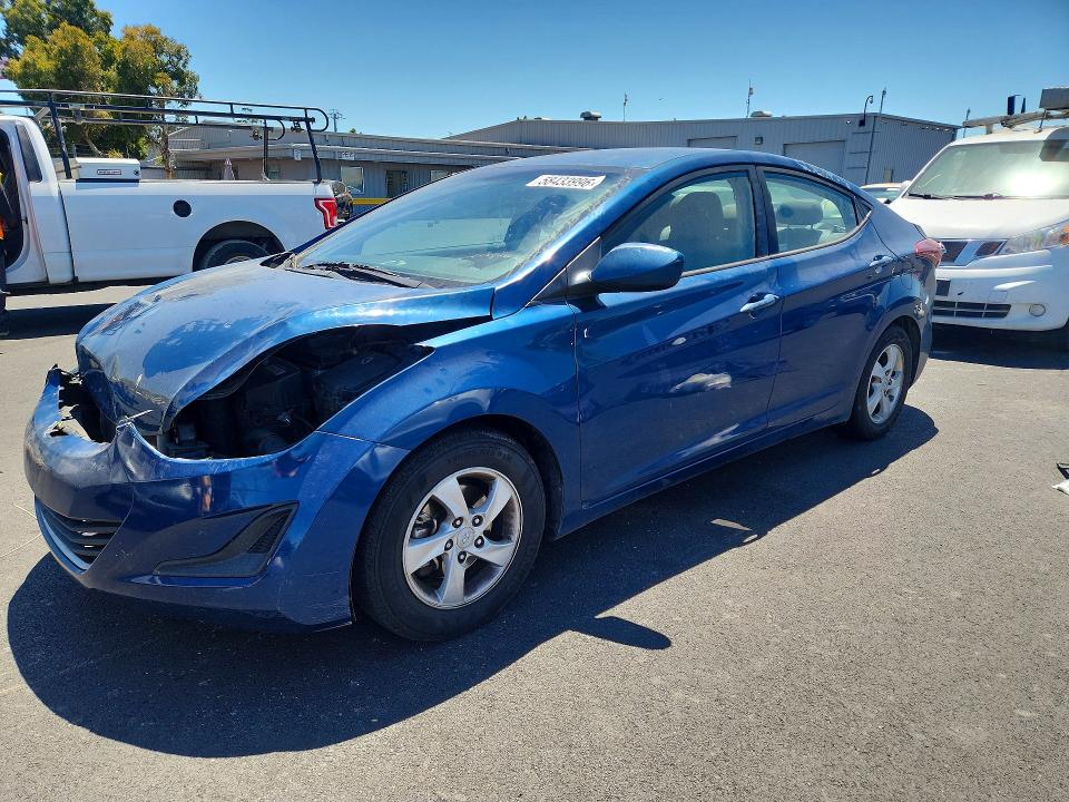 Продаж на аукціоні авто 2014 Hyundai Elantra, vin: KMHDH4AE8EU203192, номер лоту: 58433996