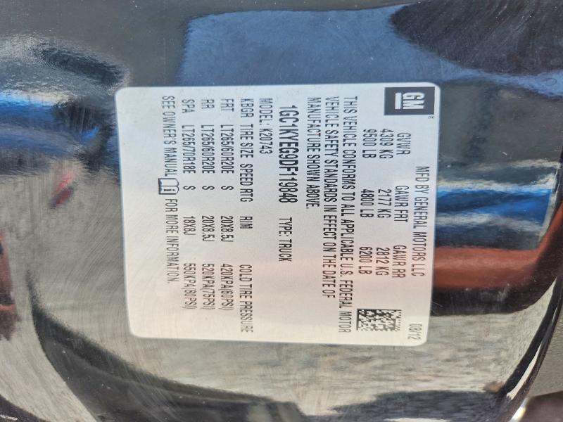 Aukcja sprzedaży 2013 Chevrolet Silverado, vin: 1GC1KYEG9DF119848, numer aukcji: 58507126