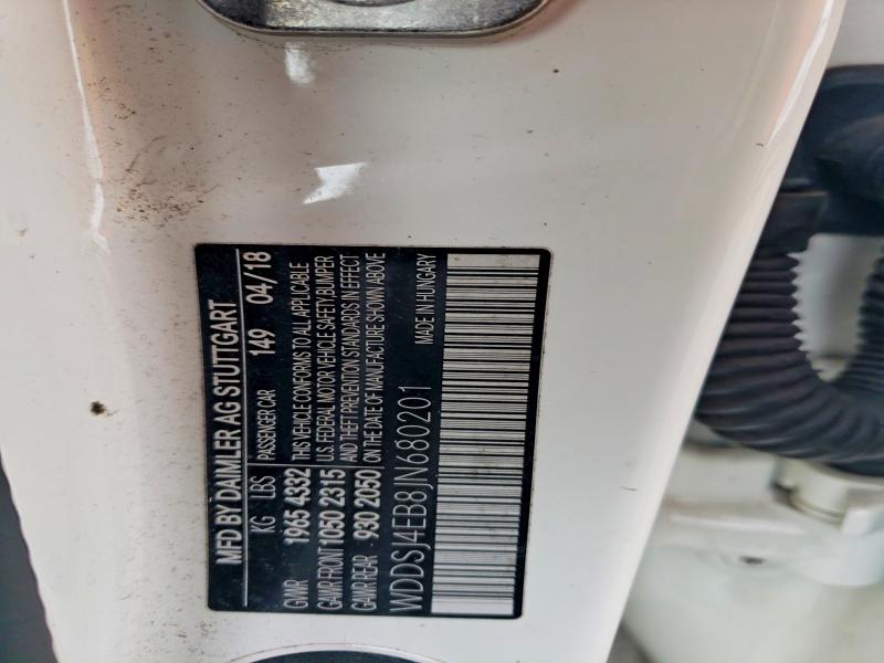 56228316 :رقم المزاد ، WDDSJ4EB8JN680201 vin ، 2018 Mercedes-benz Cla مزاد بيع