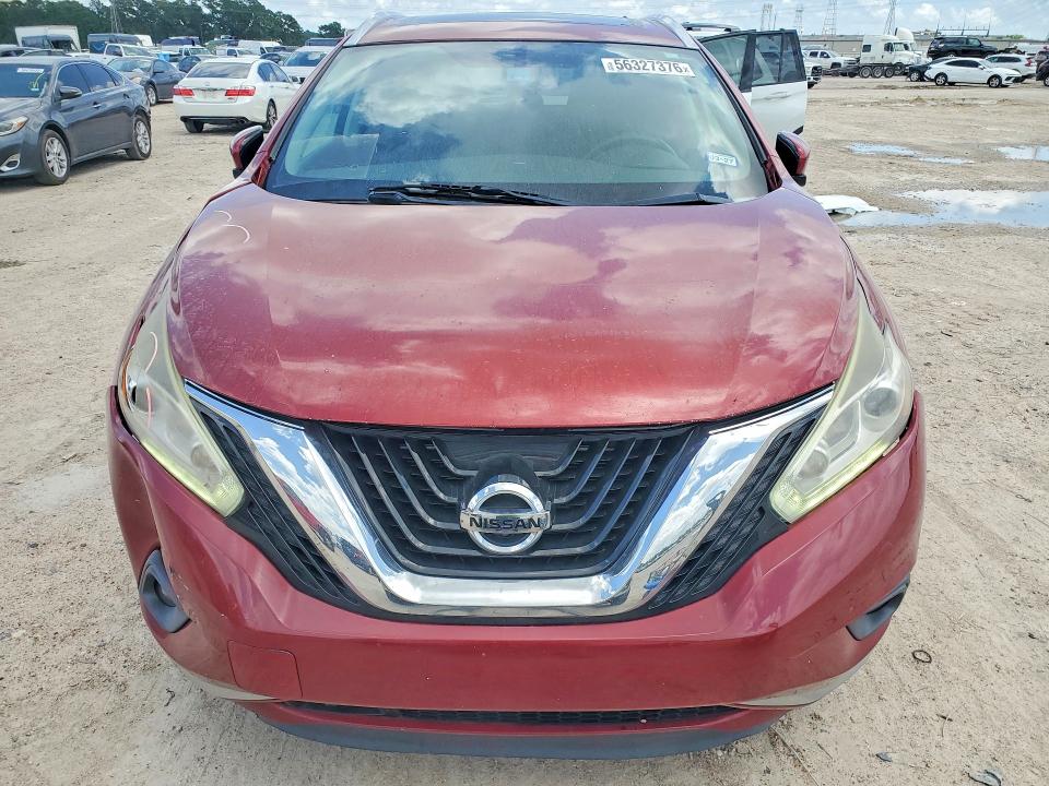 56327376 :رقم المزاد ، 5N1AZ2MG5FN214096 vin ، 2015 Nissan Murano مزاد بيع