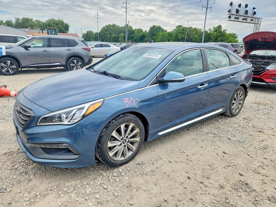 2016 Hyundai Sonata მანქანა იყიდება აუქციონზე, vin: 5NPE34AF1GH421939, აუქციონის ნომერი: 55581016