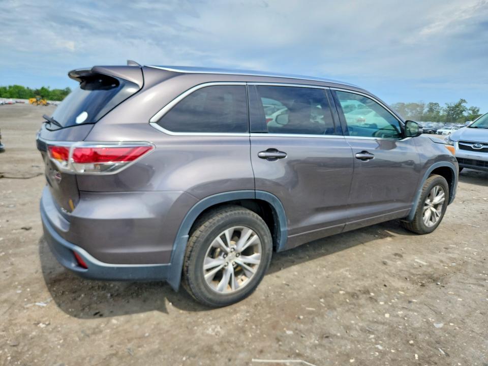 Aukcja sprzedaży 2015 Toyota Highlander, vin: 5TDJKRFHXFS127120, numer aukcji: 57685056