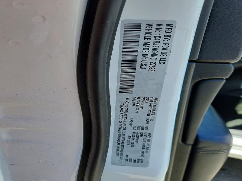 57008126 :رقم المزاد ، 1C4RJEAG4NC127823 vin ، 2022 Jeep Grand Cherokee مزاد بيع