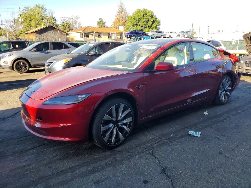 2025 Tesla Model 3 მანქანა იყიდება აუქციონზე, vin: 5YJ3E1EB6SF921528, აუქციონის ნომერი: 56699296