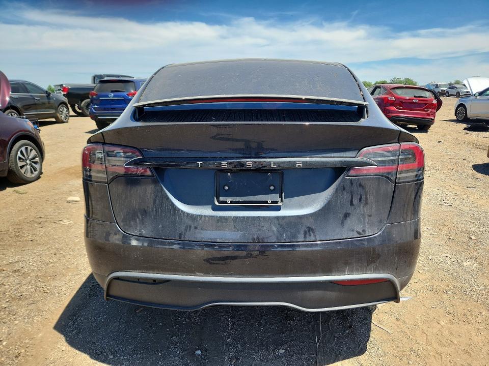 55780226 :رقم المزاد ، 7SAXCDE51SF466125 vin ، 2025 Tesla Model X مزاد بيع