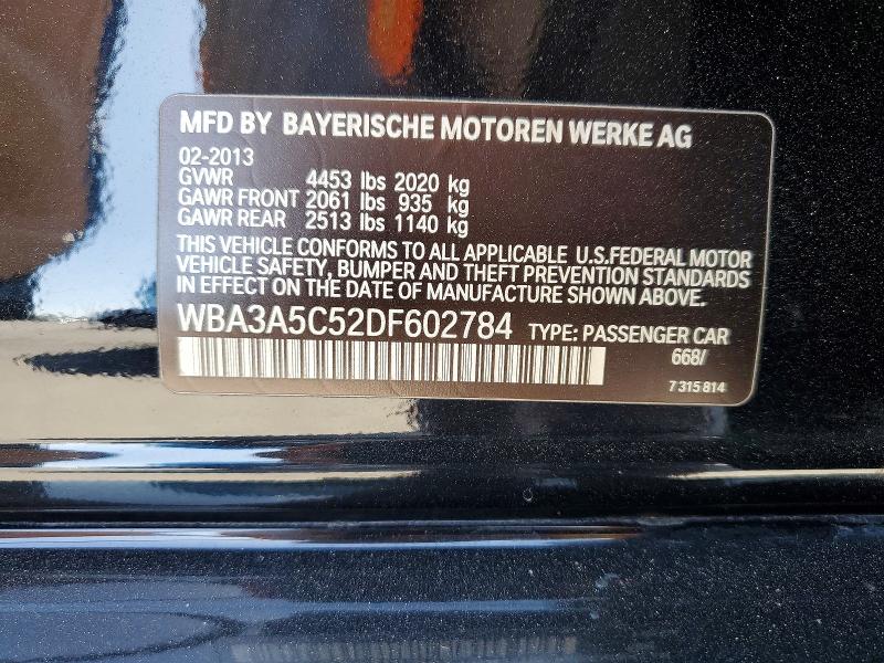 56669786 :رقم المزاد ، WBA3A5C52DF602784 vin ، 2013 Bmw 328 مزاد بيع