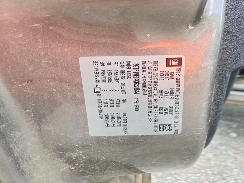 2012 Gmc Sierra მანქანა იყიდება აუქციონზე, vin: 3GTP1VE04CG278644, აუქციონის ნომერი: 58951046