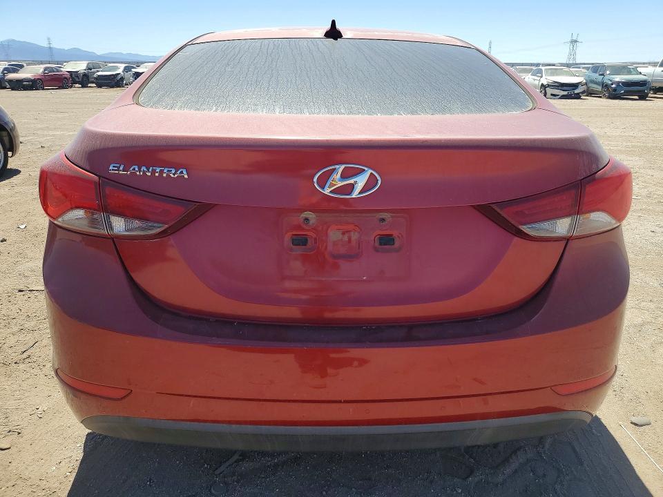 56831286 :رقم المزاد ، 5NPDH4AE3GH780004 vin ، 2016 Hyundai Elantra مزاد بيع