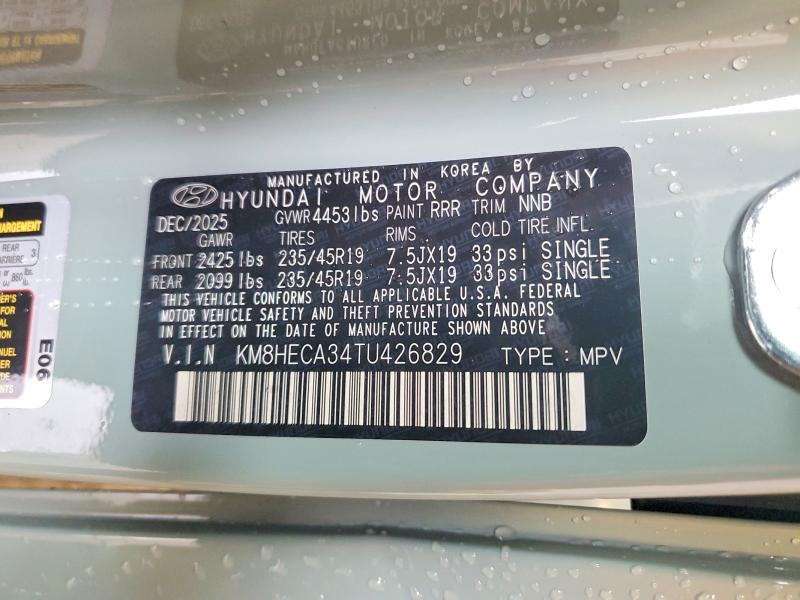 Продажа на аукционе авто 2026 Hyundai Kona, vin: KM8HECA34TU426829, номер лота: 56486056
