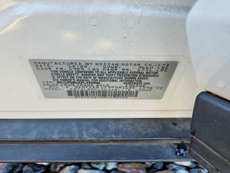 Продаж на аукціоні авто 2023 Nissan Kicks, vin: 3N1CP5BVXPL492955, номер лоту: 55770906