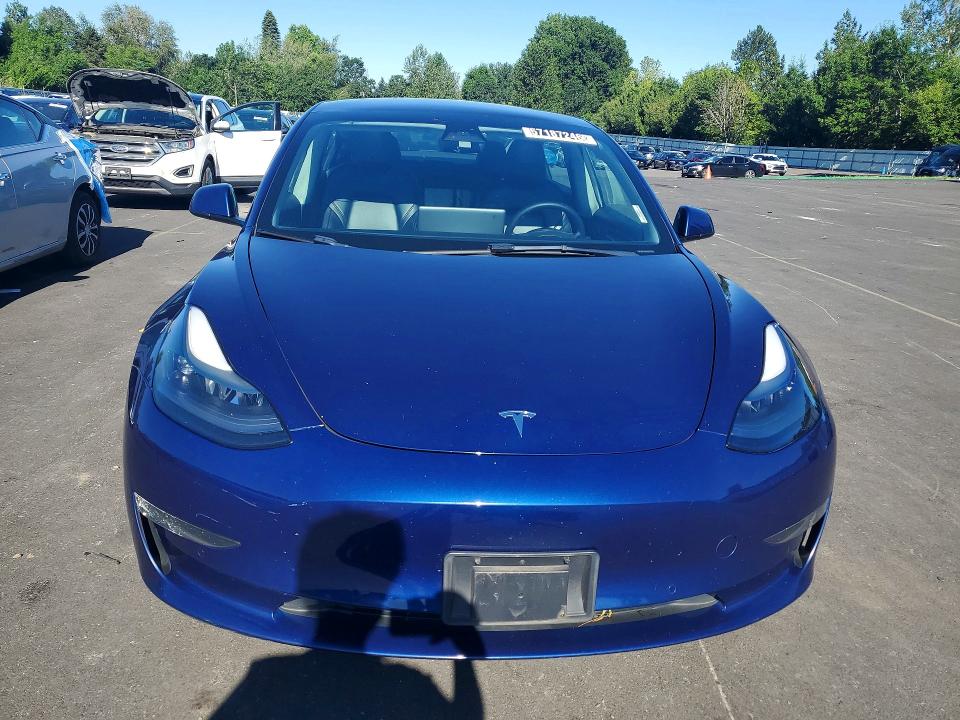 2022 Tesla Model 3 მანქანა იყიდება აუქციონზე, vin: 5YJ3E1EA4NF371905, აუქციონის ნომერი: 57187246