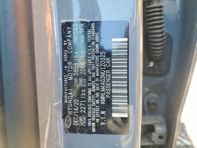 Aukcja sprzedaży 2021 Hyundai Elantra, vin: KMHLM4AG3MU120325, numer aukcji: 59153206