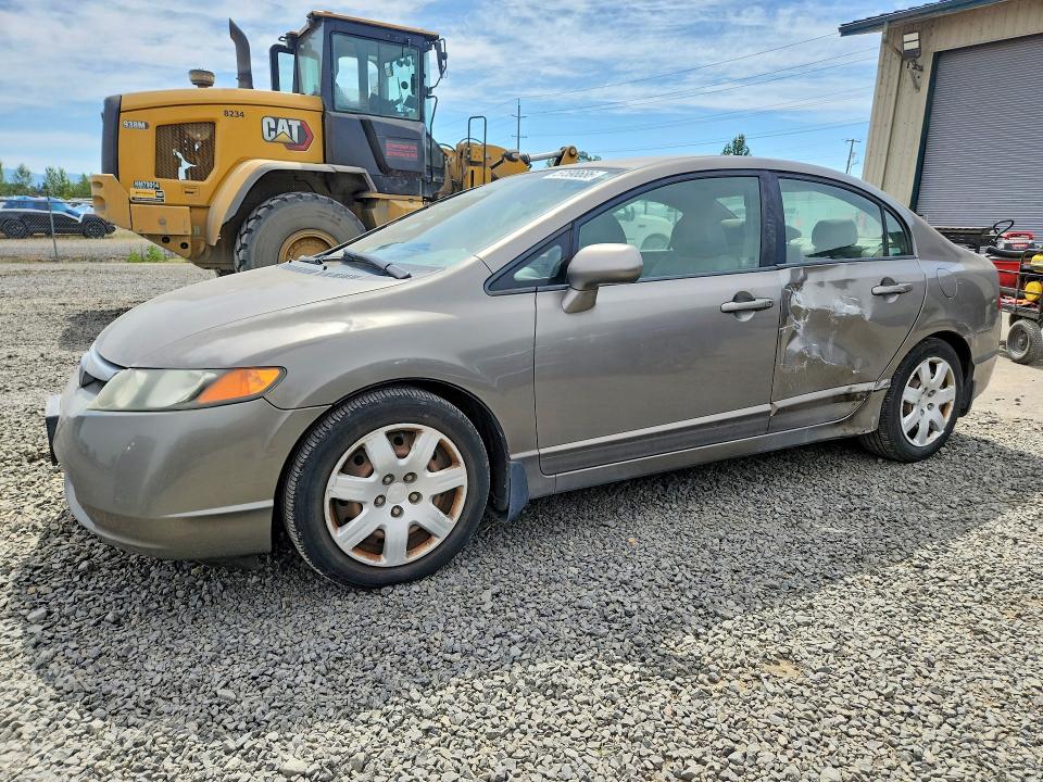 2007 Honda Civic მანქანა იყიდება აუქციონზე, vin: 1HGFA15597L075288, აუქციონის ნომერი: 57598686