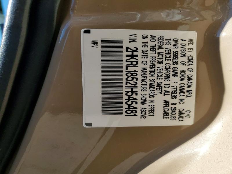 58455376 :رقم المزاد ، 2HKRL18521H545481 vin ، 2001 Honda Odyssey مزاد بيع