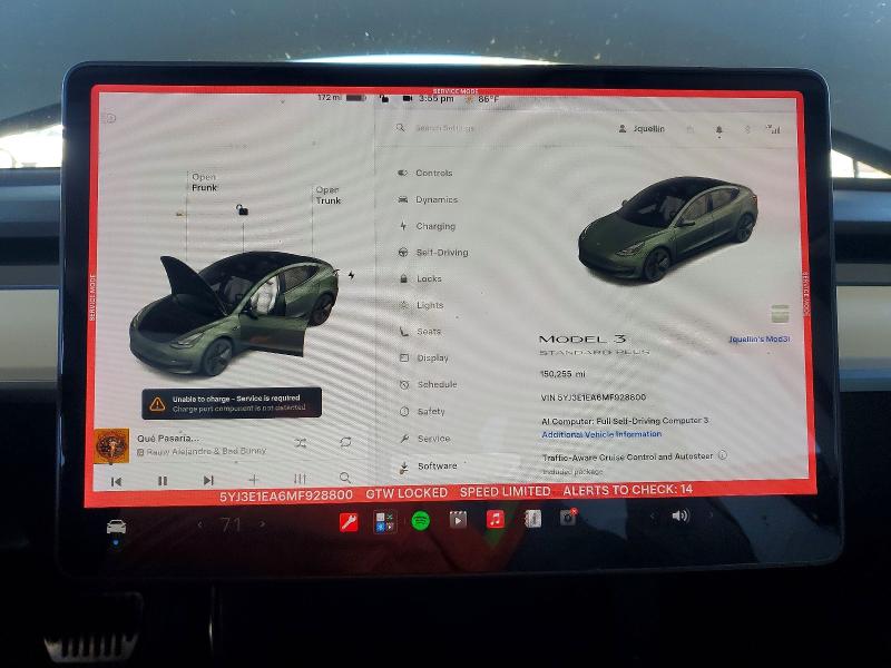 Aukcja sprzedaży 2021 Tesla Model 3, vin: 5YJ3E1EA6MF928800, numer aukcji: 58135066
