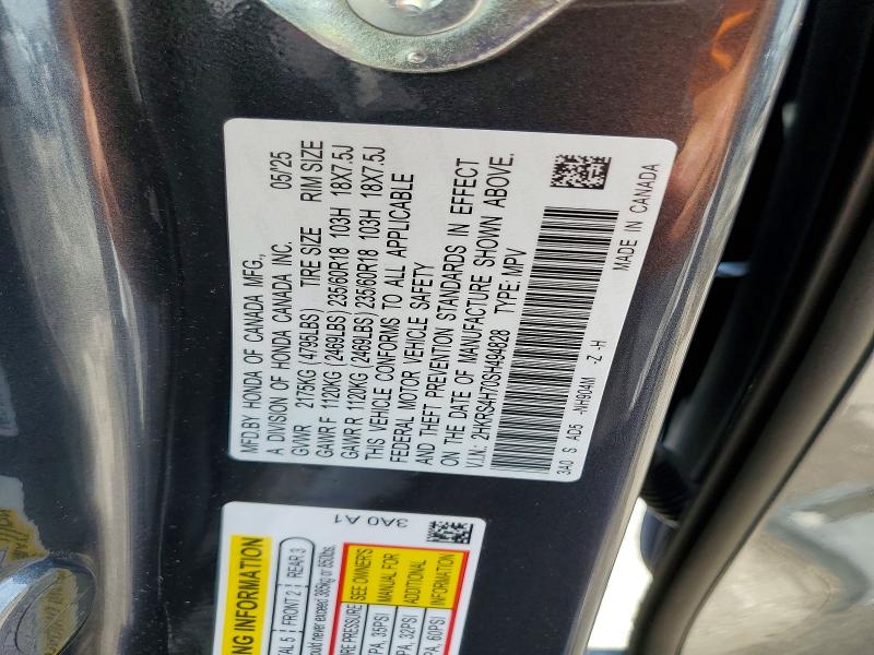 Aukcja sprzedaży 2025 Honda Cr-v, vin: 2HKRS4H70SH494828, numer aukcji: 58585916