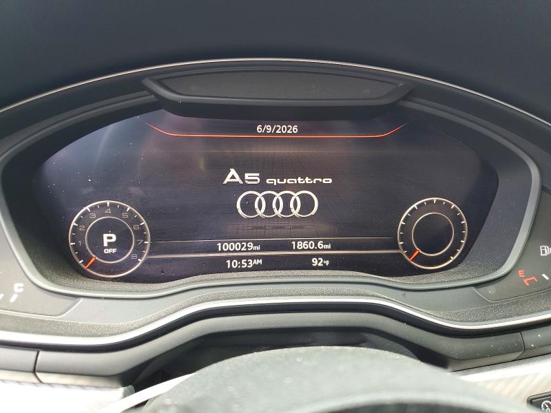 Продаж на аукціоні авто 2018 Audi A5, vin: WAUBNCF51JA112281, номер лоту: 53278856
