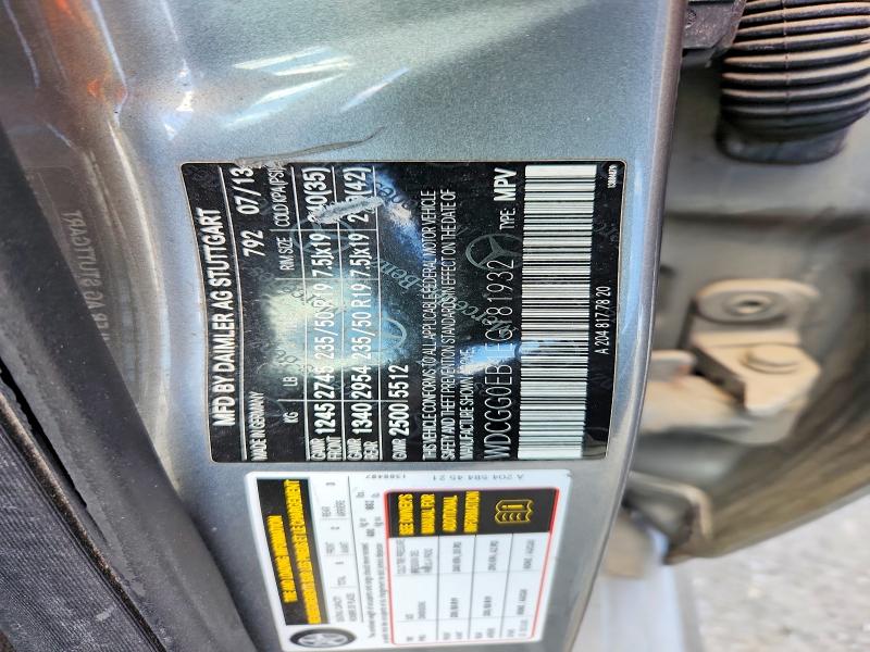 2014 Mercedes-benz Glk მანქანა იყიდება აუქციონზე, vin: WDCGG0EB1EG181932, აუქციონის ნომერი: 56439076