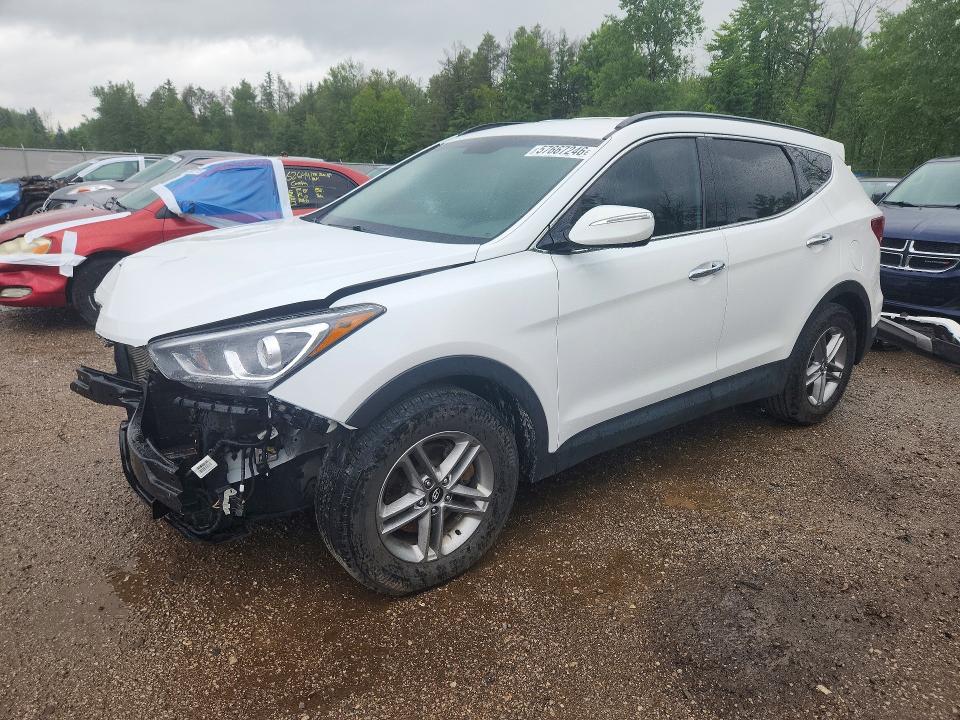 57667246 :رقم المزاد ، 5XYZU3LB2JG545882 vin ، 2018 Hyundai Santa Fe Sport مزاد بيع