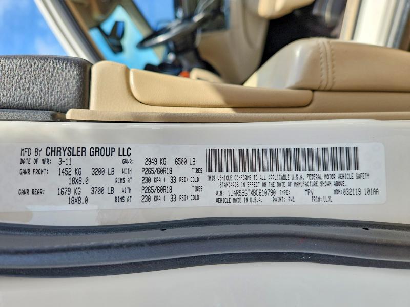 Aukcja sprzedaży 2011 Jeep Grand Cherokee, vin: 1J4RS5GTXBC610790, numer aukcji: 55942476
