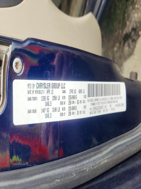 Aukcja sprzedaży 2012 Dodge Grand Caravan, vin: 2C4RDGCG3CR342971, numer aukcji: 54592236