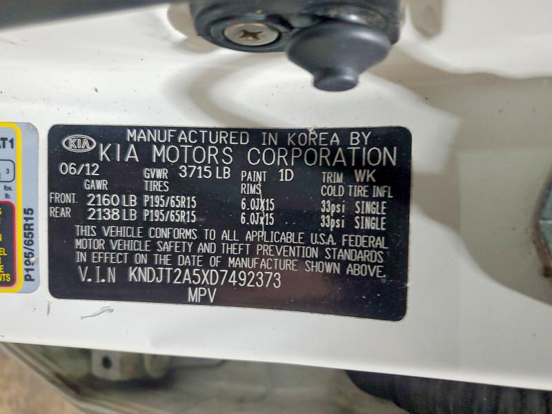 Продажа на аукционе авто 2013 Kia Soul, vin: KNDJT2A5XD7492373, номер лота: 56994246