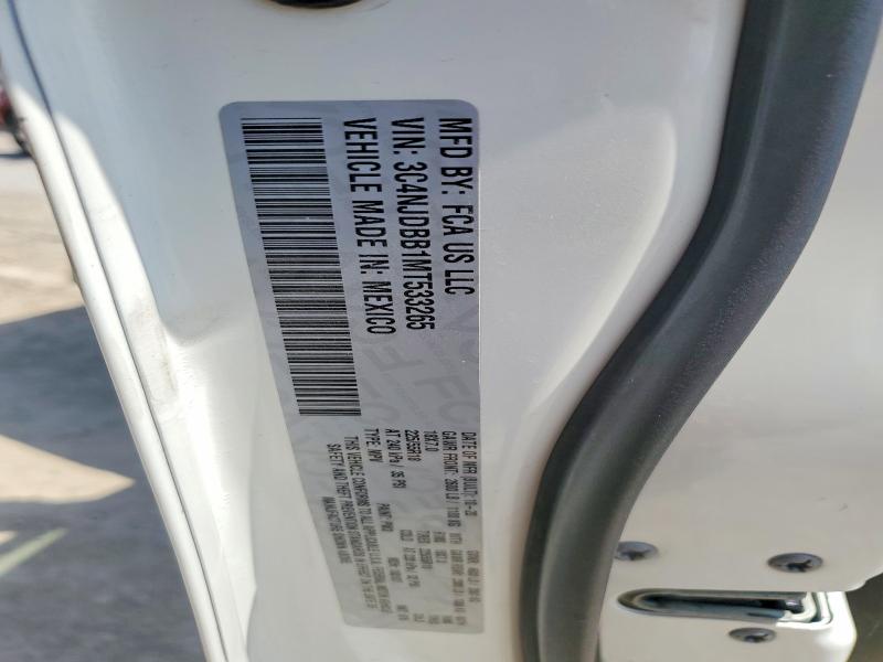 Aukcja sprzedaży 2021 Jeep Compass, vin: 3C4NJDBB1MT533265, numer aukcji: 56771836