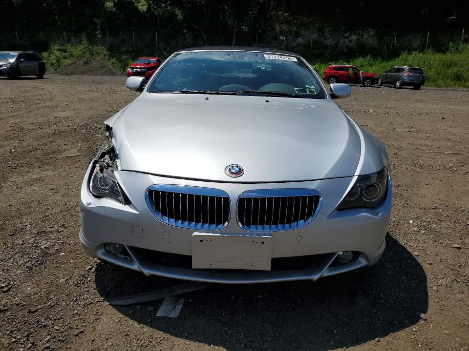 2004 Bmw 645 მანქანა იყიდება აუქციონზე, vin: WBAEK734X4B260601, აუქციონის ნომერი: 57234256