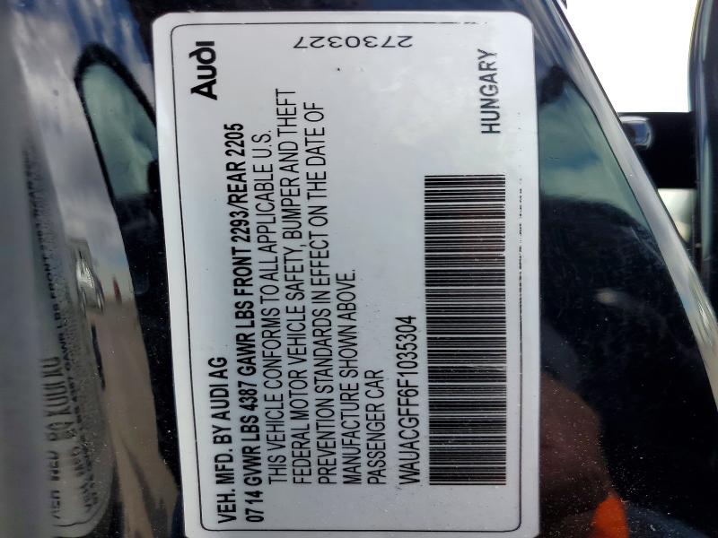 Продаж на аукціоні авто 2015 Audi A3, vin: WAUACGFF6F1035304, номер лоту: 59141096