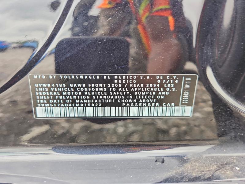 Aukcja sprzedaży 2015 Volkswagen Gti, vin: 3VW5T7AU4FM015823, numer aukcji: 58957666