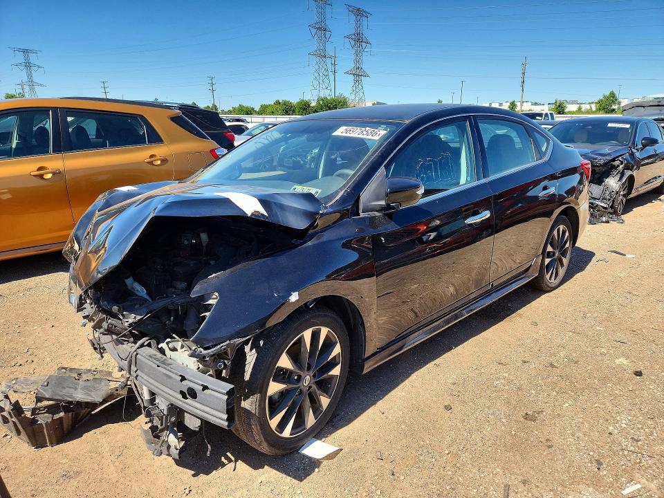56978586 :رقم المزاد ، 3N1AB7AP4JY204863 vin ، 2018 Nissan Sentra مزاد بيع