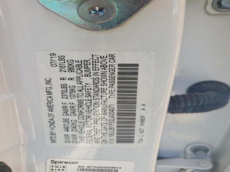 Продаж на аукціоні авто 2020 Acura Tlx, vin: 19UUB1F52LA004071, номер лоту: 58131426