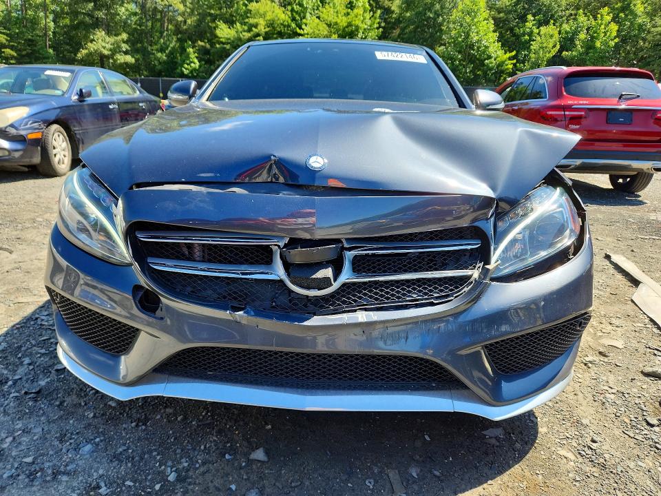 57422146 :رقم المزاد ، 55SWF6GB9FU027774 vin ، 2015 Mercedes-benz C مزاد بيع