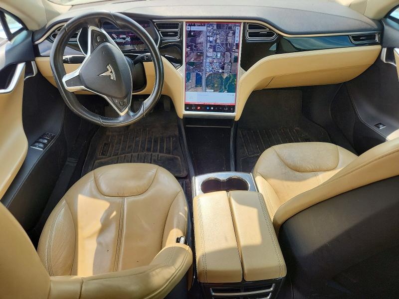 57266186 :رقم المزاد ، 5YJSA1S19EFP60860 vin ، 2014 Tesla Model S مزاد بيع