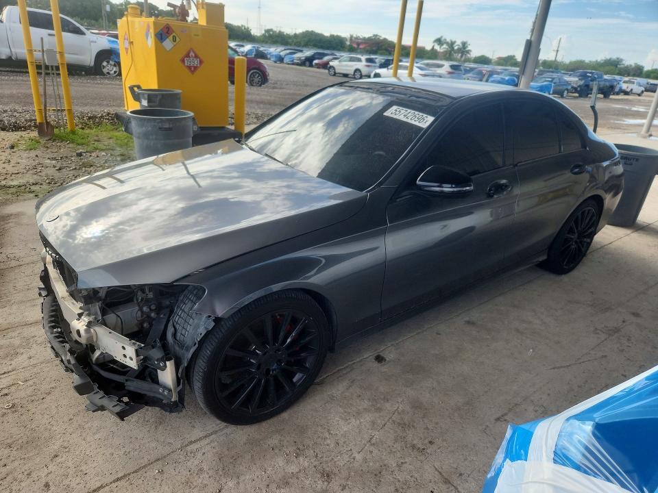 2018 Mercedes-benz C მანქანა იყიდება აუქციონზე, vin: WDDWF4JB2JR398637, აუქციონის ნომერი: 55742696