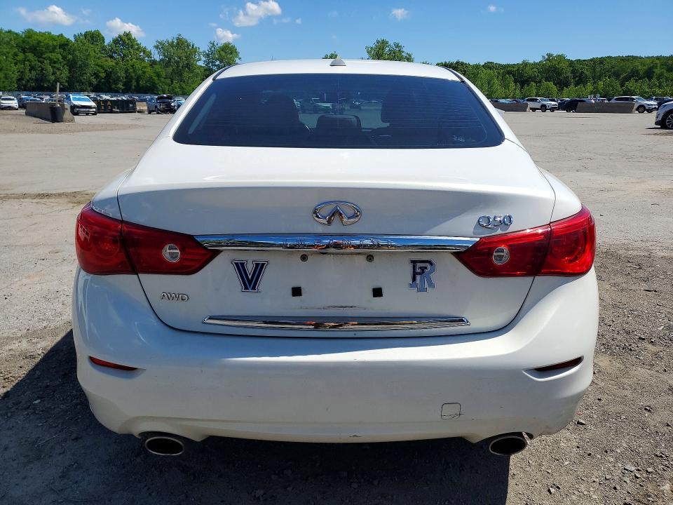 56498556 :رقم المزاد ، JN1BV7AR0EM696765 vin ، 2014 Infiniti Q50 مزاد بيع
