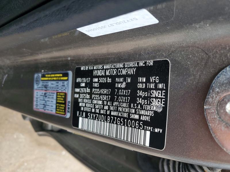 Aukcja sprzedaży 2018 Hyundai Santa Fe Sport, vin: 5XYZUDLB7JG510065, numer aukcji: 56518266