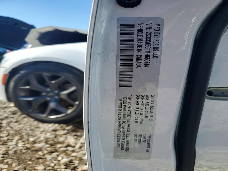 58224906 :رقم المزاد ، 2C3CCABG1MH660784 vin ، 2021 Chrysler 300 مزاد بيع