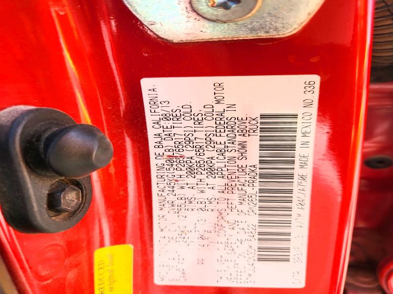 2013 Toyota Tacoma მანქანა იყიდება აუქციონზე, vin: 3TMJU4GN3DM154822, აუქციონის ნომერი: 58081696